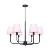 Canarm Chandelier à 6 lumières Anne Noir Mat, 29" X 22,25" à 70,25" -GAGNON Quincaillerie 00cb680c2ab58b60f0cc1706c95639864f51356c 45455099 001