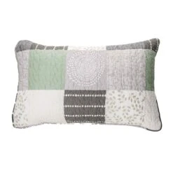 Cache-oreiller Barn à Motif De Patchwork, Queen (2 Unités)