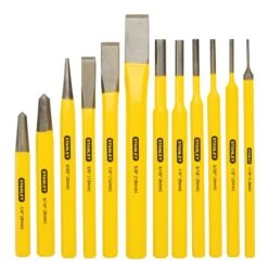 Stanley Ensemble De Poinçons Et Ciseaux, 12 pièces