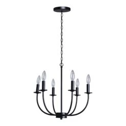 Luminaire Suspendu Noir De La Collection Andalusian, 17,9" X 41,3"