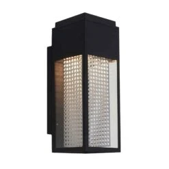 Luminaire Mural D’extérieur Meteor Avec DEL, Noir Mat