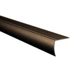 Moulure De Nez De Marche Bronze Antique Martelé, 1-1/8" X 6'