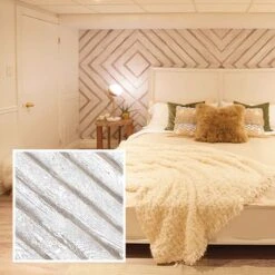 Panneau Mural Décoratif MURdesign Albatros, 24'' X 48'' (4 Panneaux)