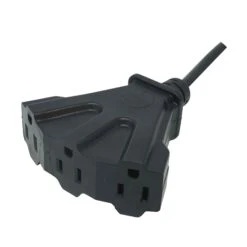 Rallonge électrique Agri-Pro à Cordon 14/3 SJTOW De 7,6 m à 3 Prises, Noir