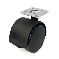 Roulette Double Pour Meuble Avec Plaque De 2''