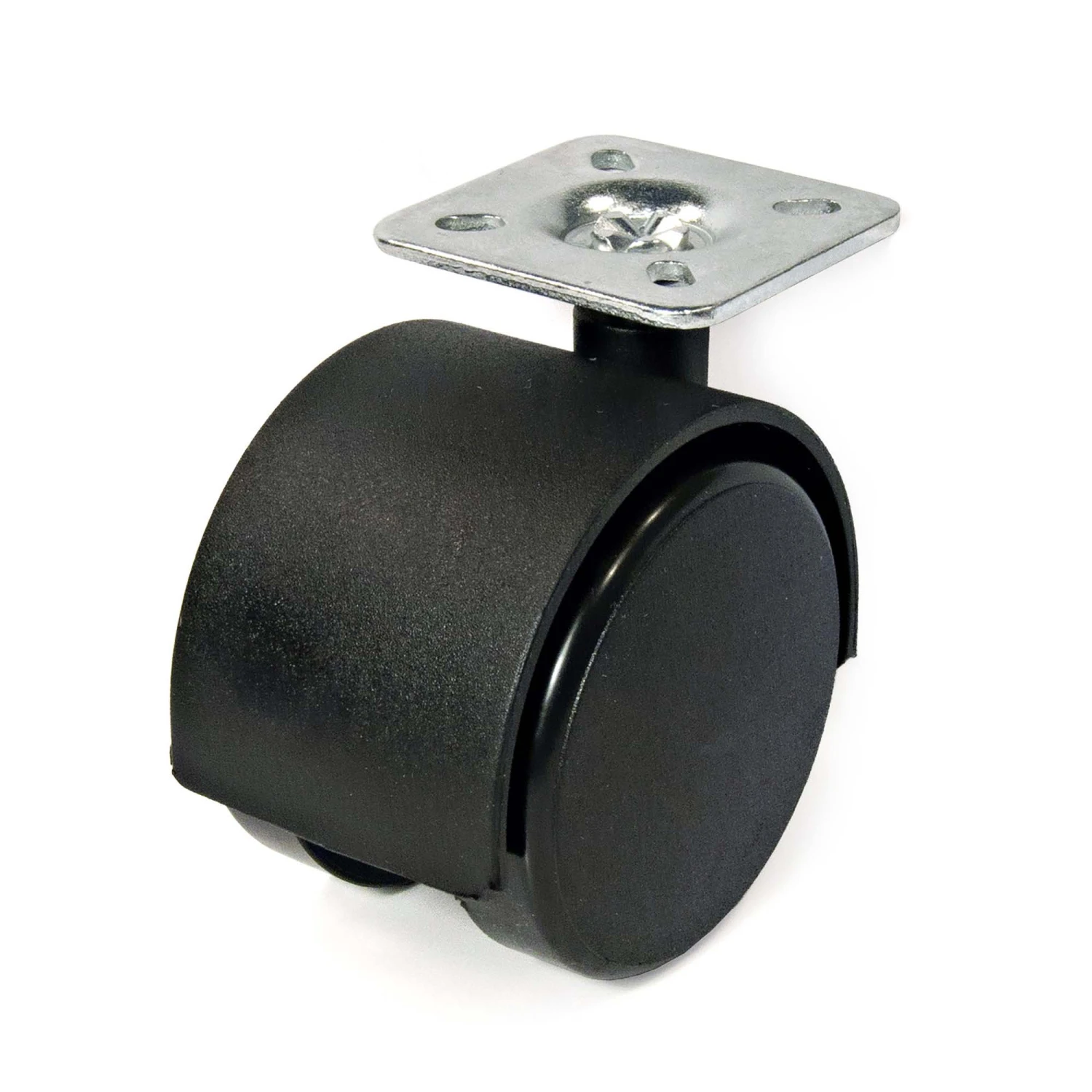 Roulette Double Pour Meuble Avec Plaque De 2'' 3 Roulette Double Pour Meuble Avec Plaque De 2''