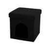 Pouf Pliable Avec Lit Pour Animal Intégré De 15" X 15" X 15", Noir -GAGNON Quincaillerie 0b51c09f6fe6eed8359efe47a765a2c5232cfe17 90602086 001