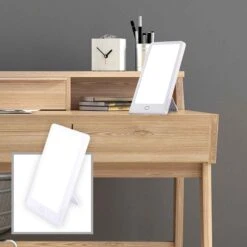 Canarm Lampe De Luminothérapie Avec Lumière DEL De 10 W, 5,5" X 9,5" X 0,75"