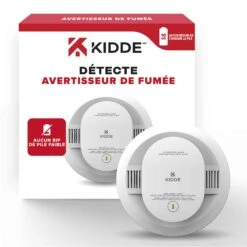 Avertisseur De Fumée à Piles Au Lithium, 10 Ans