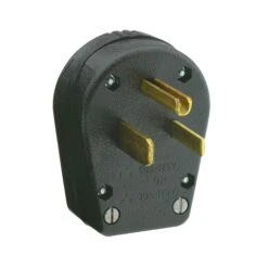 Fiche D’angle De 30-50 A / 250 V De Qualité Commerciale, Noir