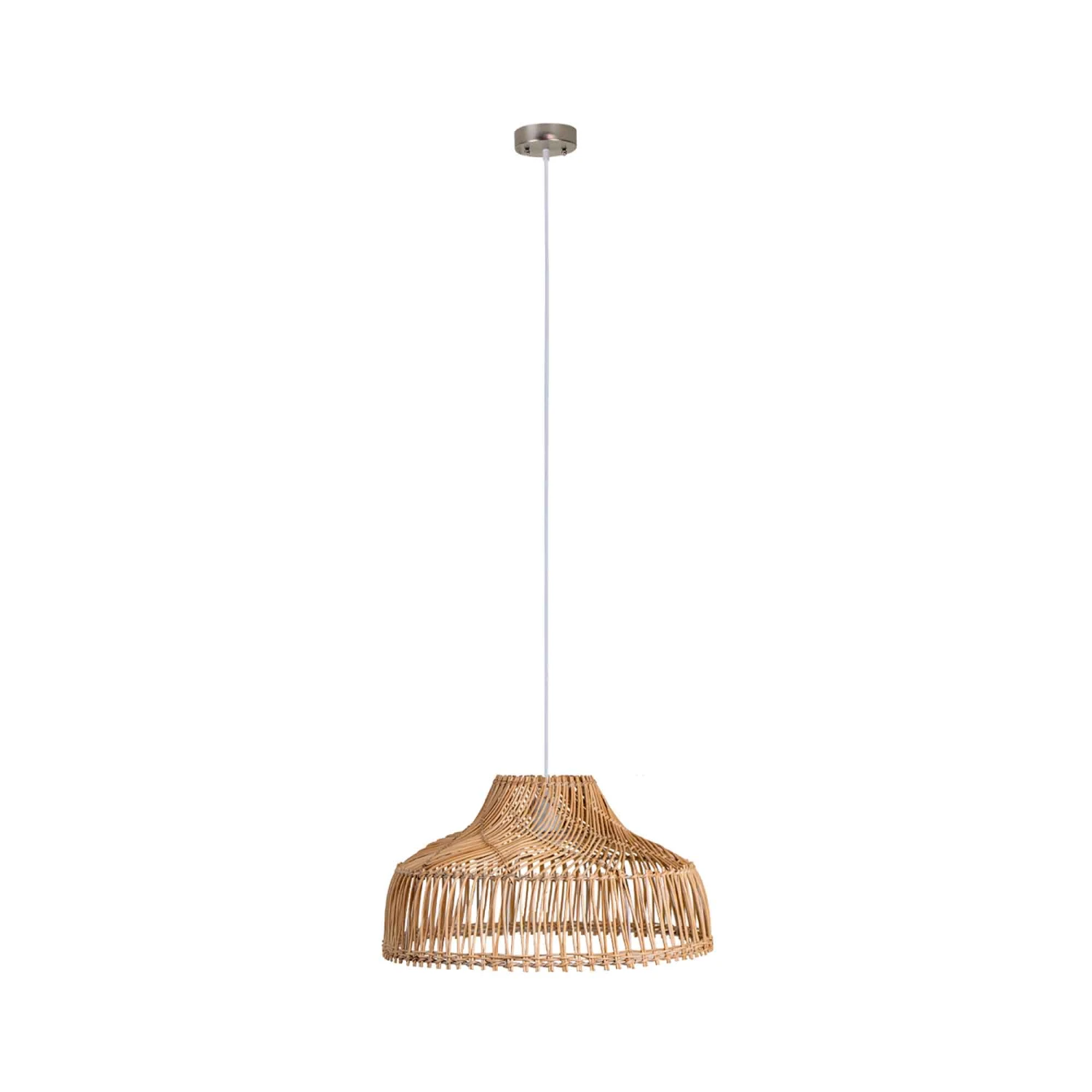 Luminaire Suspendu Wellington En Rotin, Naturel 3 Luminaire Suspendu Wellington En Rotin, Naturel