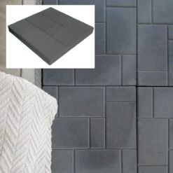 Dalle Brico De 18'' X 18'', Charbon