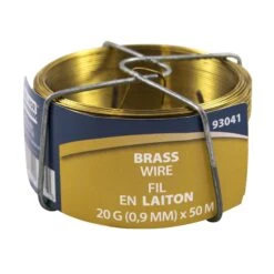 Fil En Laiton De Calibre 20, 50 m
