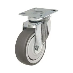 Roulette Pivotante à Usage Général En Caoutchouc Thermoplastique Gris De 3''