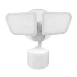 Globe Luminaire De Sécurité DEL Câblé à 2 lumières Avec Détecteur De Mouvement 240° ColorSelect, Blanc