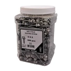 Vis à Tôle à Tête De Couleur Blanche, #9 X 2" (500 Unités)