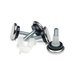 Patins Réglables Et Base En Acier Coussiné, 4 Pk