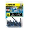Vis à Béton à Tête Plate CobraTap De 1/4" X 1-1/4", 25 Unités -GAGNON Quincaillerie 17dbb855a4a46cfcf71d550d7bb906bb38a3b668 60854408 001