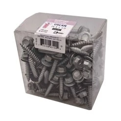 Vis à Tôle Plaquée Zinc, #14 x 1-1/2" (100 Unités)