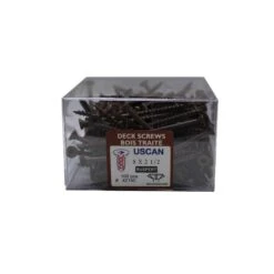 Vis à Bois Traité Brune, #8 x 2-1/2" (100 Unités)