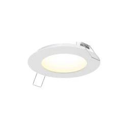 Panneaux à DEL 5 CCT Encastré Et Ultra Mince Blanc, 4''