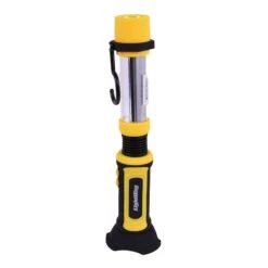 Lampe De Travail Et Projecteur à DEL COB 2-en-1, Base Magnétique Et Cou Flexible