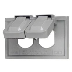 Couvercle Double Résistant Aux Intempéries, Gris