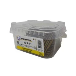 Vis Universelle U2 Fasteners, #10 X 4" (200 Unités)