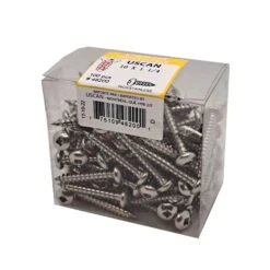 Vis En Acier Inoxydable à Tête Ronde Pour Métal, #10 X 1-1/4" (100 Unités)