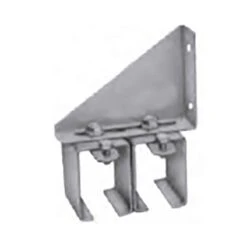 Support De Rail De Porte Carré Double Ajustable Avec Serre-joint