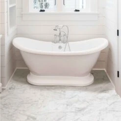 Carreaux De Sol "peler Et Coller" à Effet De Marbre, 10 Unités (Cameron)