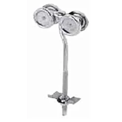 Chariot Réglable Pour Rail De Porte Carré Avec Boulon Suspendu, 350 lb (2 Unités)