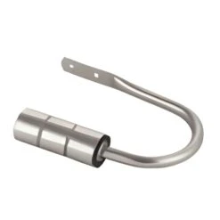 Embrasses à Rideaux à Extrémités Cylindriques, Argent