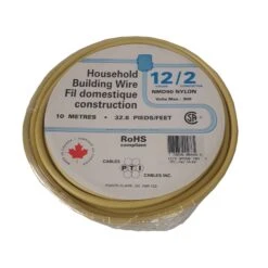 Fil Domestique De Construction NMD90 12/2 En Jaune, 10 M