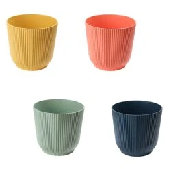 Pot Rond Fini Mat, 8,7'' X 8'' (choix Entre 4 Couleurs)