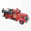 Décoration De Camion De Pompier Rétro, 12'' X 5'' X 6''