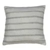 Coussin à Rayures Natural, 18'' X 18'' (crème)