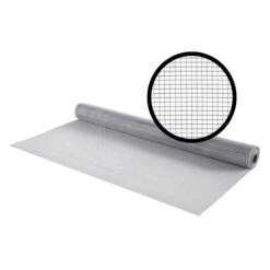 Moustiquaire En Aluminium De 48'' X 100', Argent