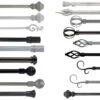 Tringles à Rideaux Extensibles Assorties, 48" à 86"