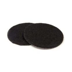 Coussinets Ronds De Feutre Noir ECO FELTAC De 3'', Paquet De 4 Unités