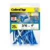 Vis à Béton à Tête Plate CobraTap De 3/16" X 4", 25 Unités -GAGNON Quincaillerie 2abffb0217484dcc01430e0ff9a0c3af8ff7bb79 60854392 001