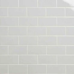 Tuile De Céramique Murale Métro Gris Pâle, 3'' X 6''