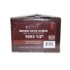Vis à Bois Traité Brune, #10 x 3-1/2" (1 500 Unités)