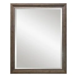 Miroir Rectangulaire, Gris 16'' X 20''