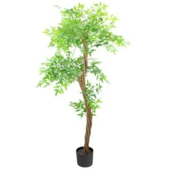 Bambou Sacré Artificiel En Pot à 765 Feuilles, 60''