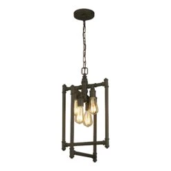 EGLO Luminaire Suspendu Wymer, 4 Lumières