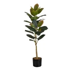Monarch Specialties Arbre Hévéa Artificiel D’intérieur En Pot, 40"