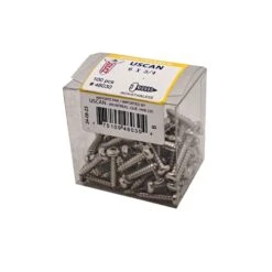 Vis En Acier Inoxydable à Tête Ronde Pour Métal, #6 X 3/4" (100 Unités)