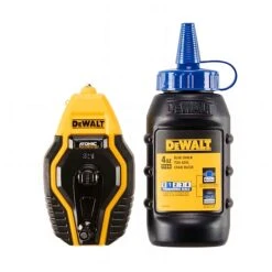 DeWALT Ensemble D'un Cordeau à Tracer Atomic De 30' Avec Craie, Bleue