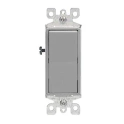 Interrupteur Decora à 3 Voies, Gris
